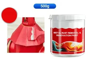 Metal Rust Removal & Renovation Paint, Ocean Blue, 500g - View 15