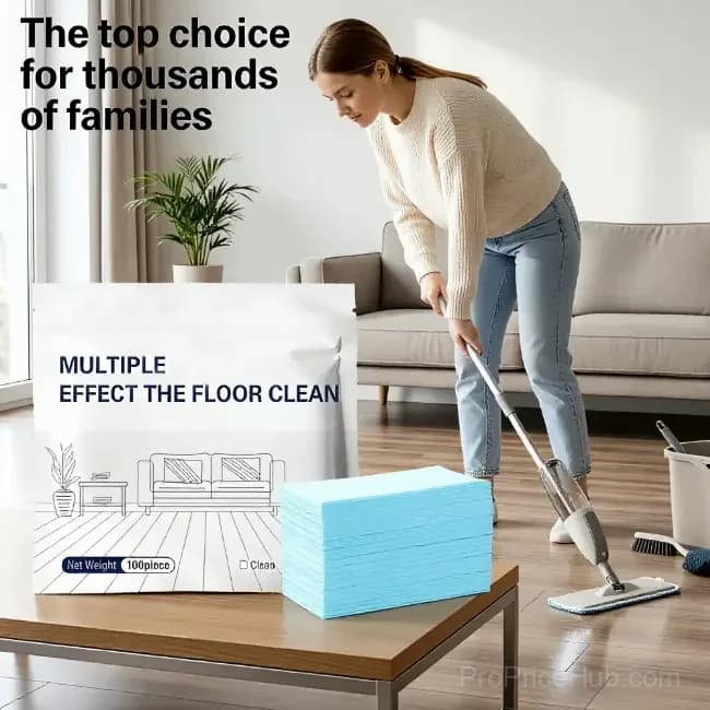 Multi-Surface Floor Cleaning Tablets for Hardwood, Tile, Laminate - Alt
