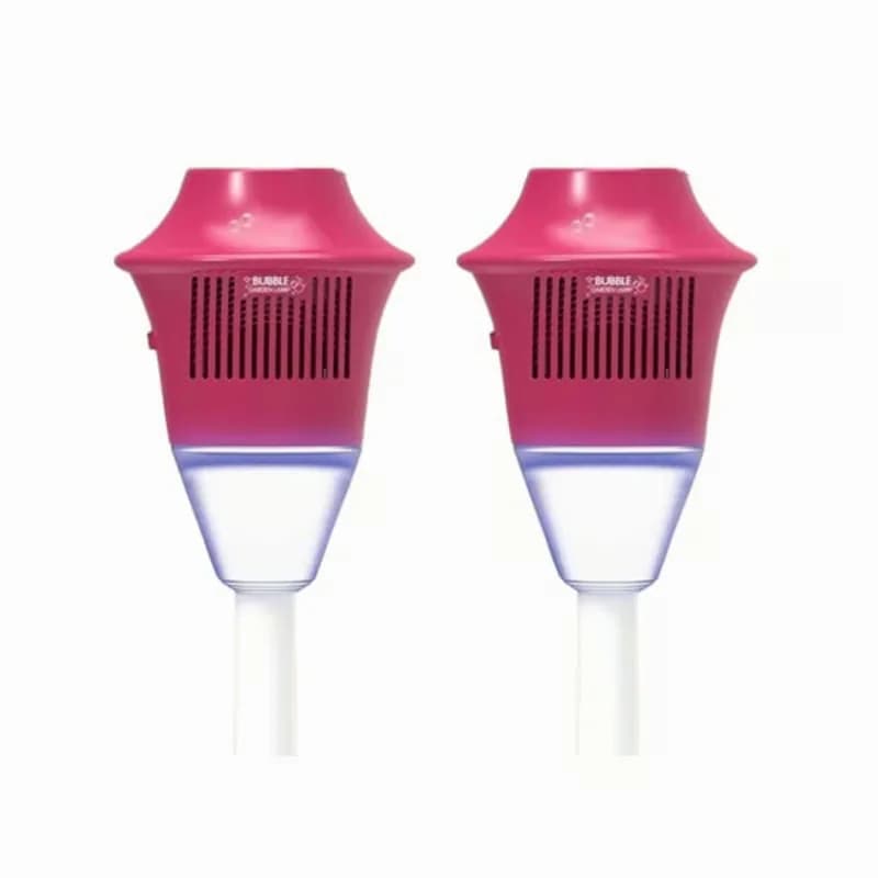 Kids Electric Bubble Maker, Street Lamp Design, Red - View 4