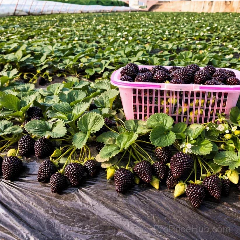 Giant Black Diamond Strawberry Seeds – Sweet & Easy to Grow - View 3
