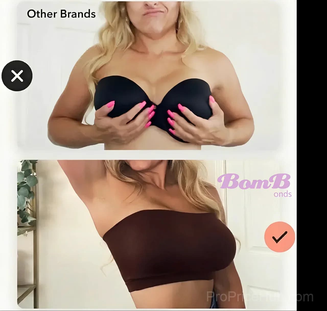 Wireless Backless Bandeau Bra Plus Size Convertible Straps - View 4