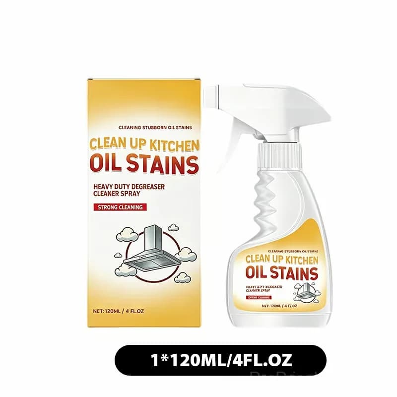 Heavy-Duty Degreasing Spray Cleaner, 120ml Bottle, 1 Pack - Main