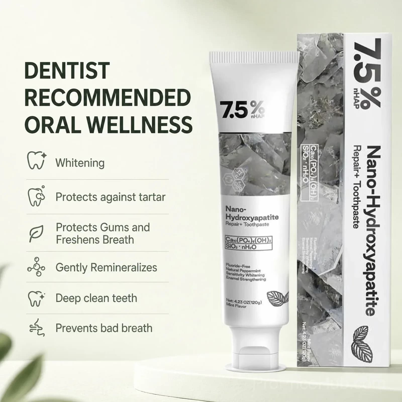 Hydroxyapatite Remineralizing Toothpaste - Alt