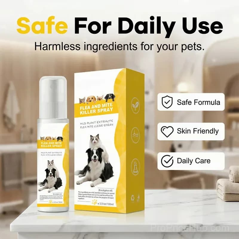 Mild Formula Pet Pest Repellent Spray, 100ml - View 6