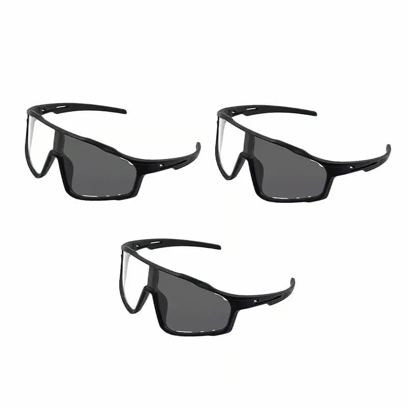 White Photochromic UV Sports Sunglasses for Hiking & Cycling - View 6