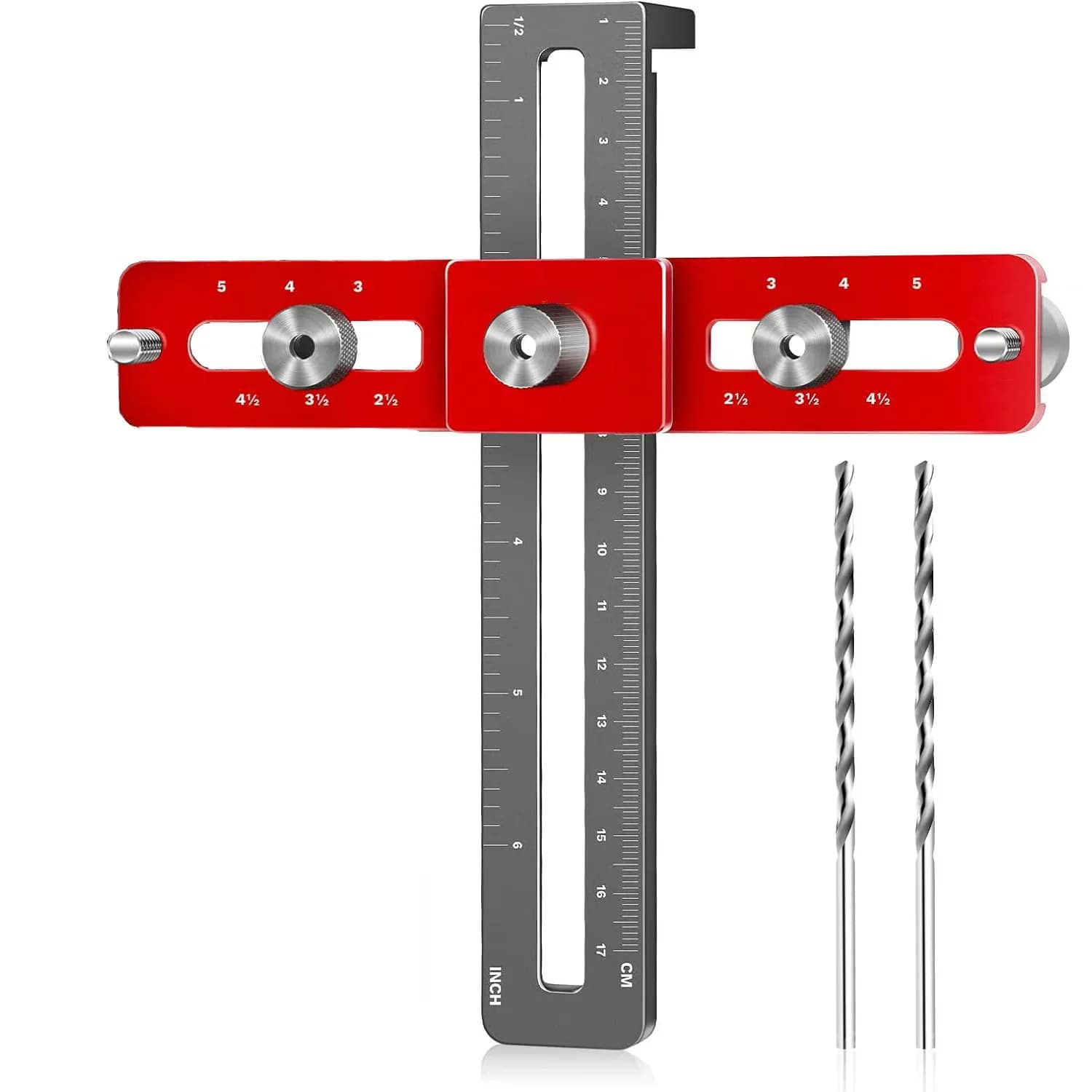 6-Inch Cabinet Hardware Doweling Jig for Woodworking - Alt