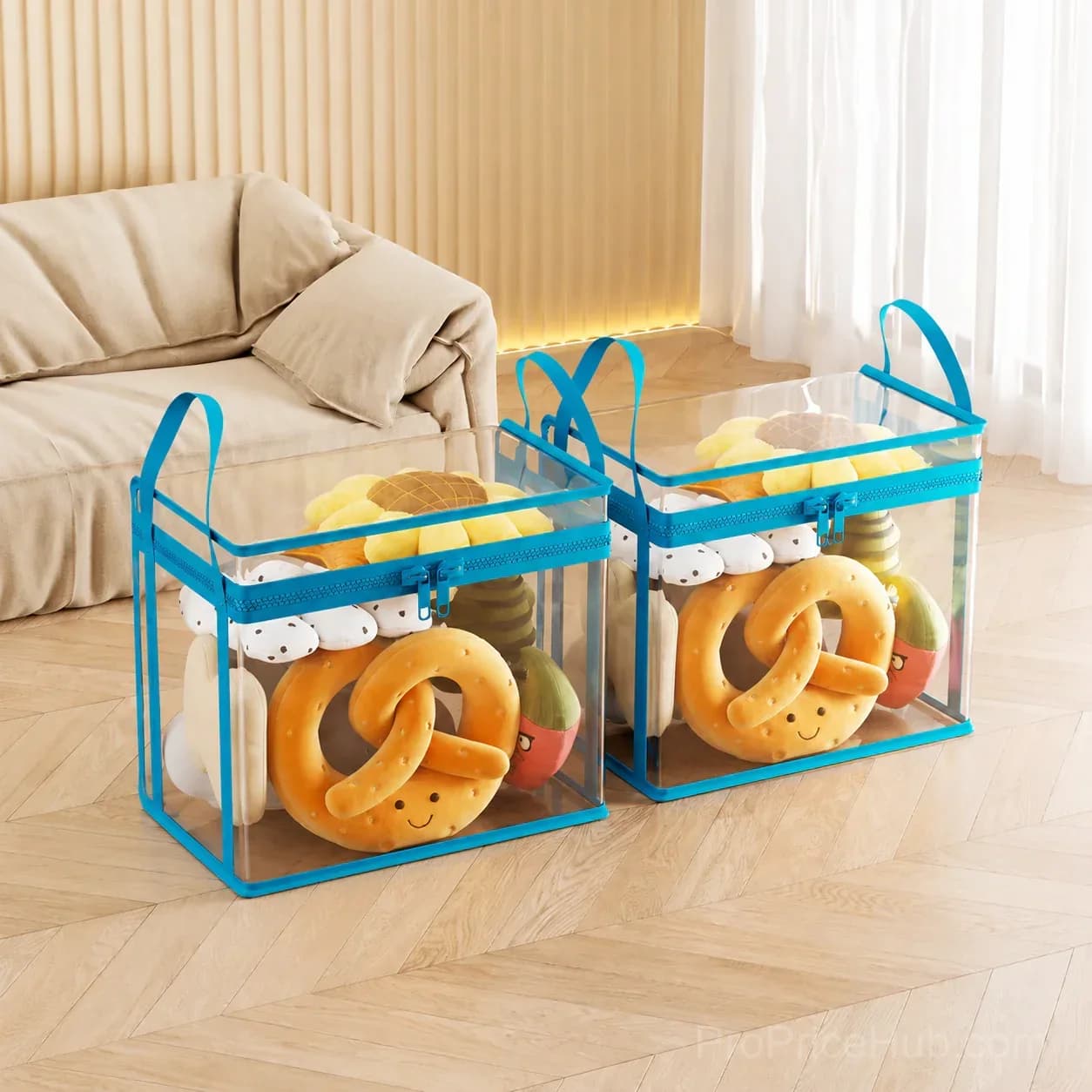 Large Clear Storage Box for Home Organization - View 12