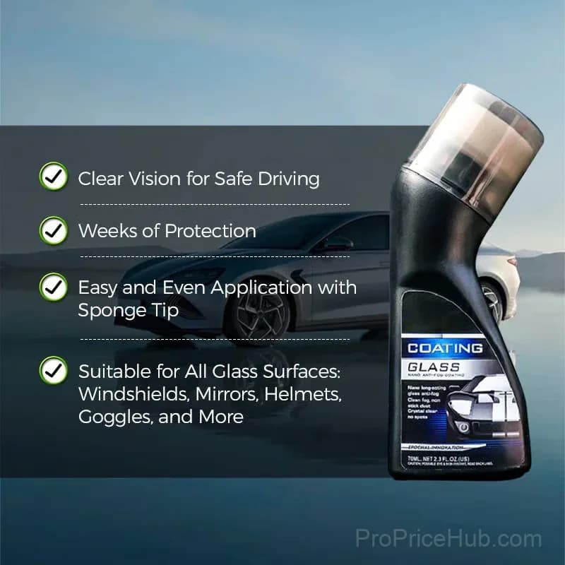 Micromolecular Anti-Fog Coating Wiper for Car Glass, 1 Pc - Alt