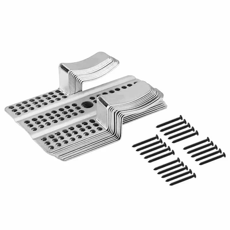 Adjustable Stainless Steel Electrical Box Outlet Spacers, 10-Pack - Main