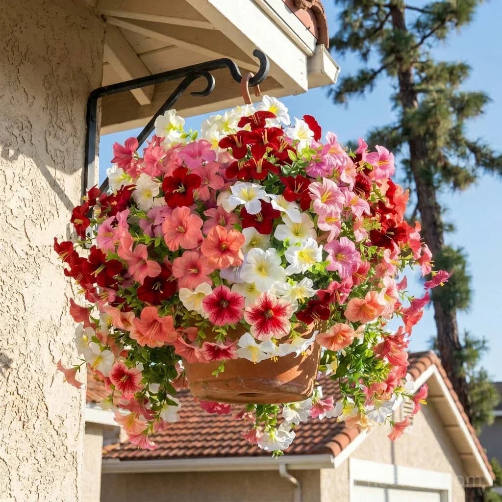 UV Resistant Artificial Petunias Flowers - View 24
