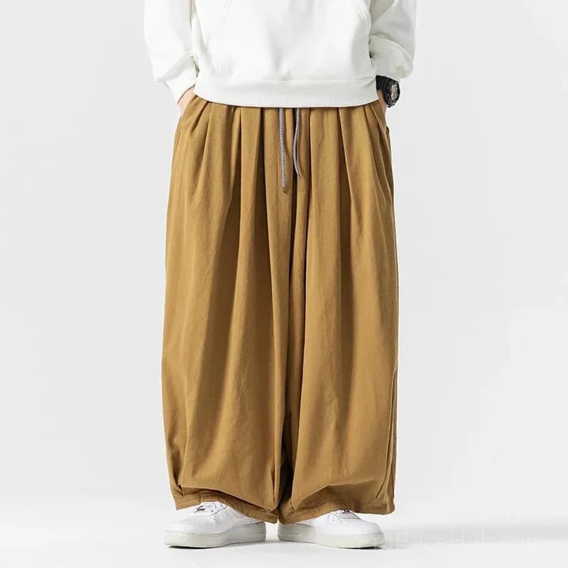 Big & Tall Men's Ultra-Wide Loose Japanese Overalls M-5XL - Main