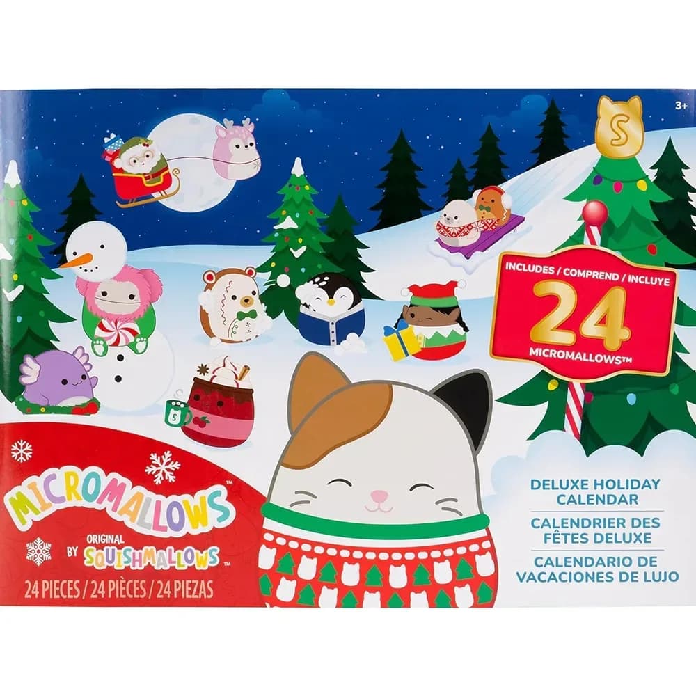 Squishmallows 24-Day Micromallows Holiday Advent Calendar - Alt