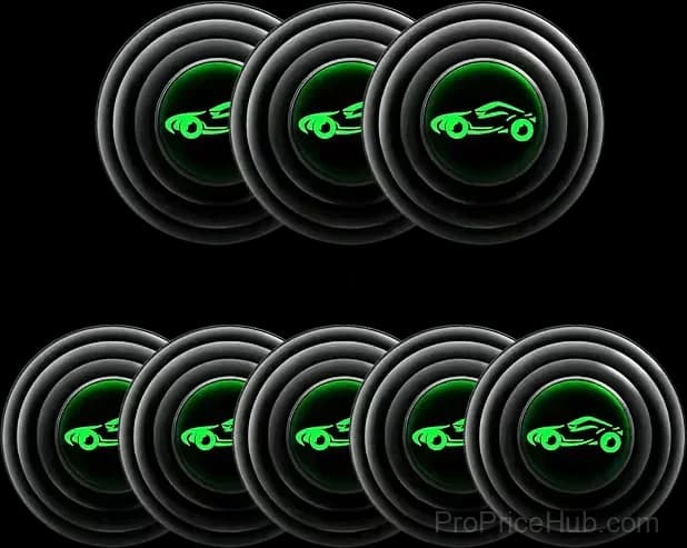 Car Door Bumper Protection Pads, Black, 8-Pack - View 29