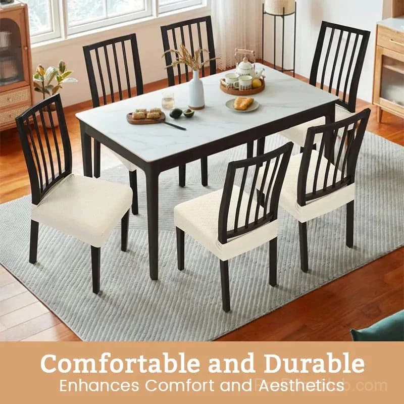 Waterproof Jacquard Chair Covers - Durable & Easy-Clean - Alt