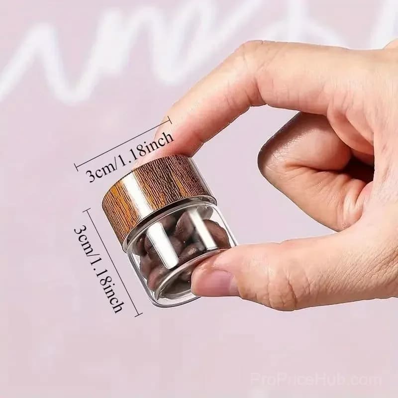 Portable Mini Glass Storage Jars for Organization - Alt
