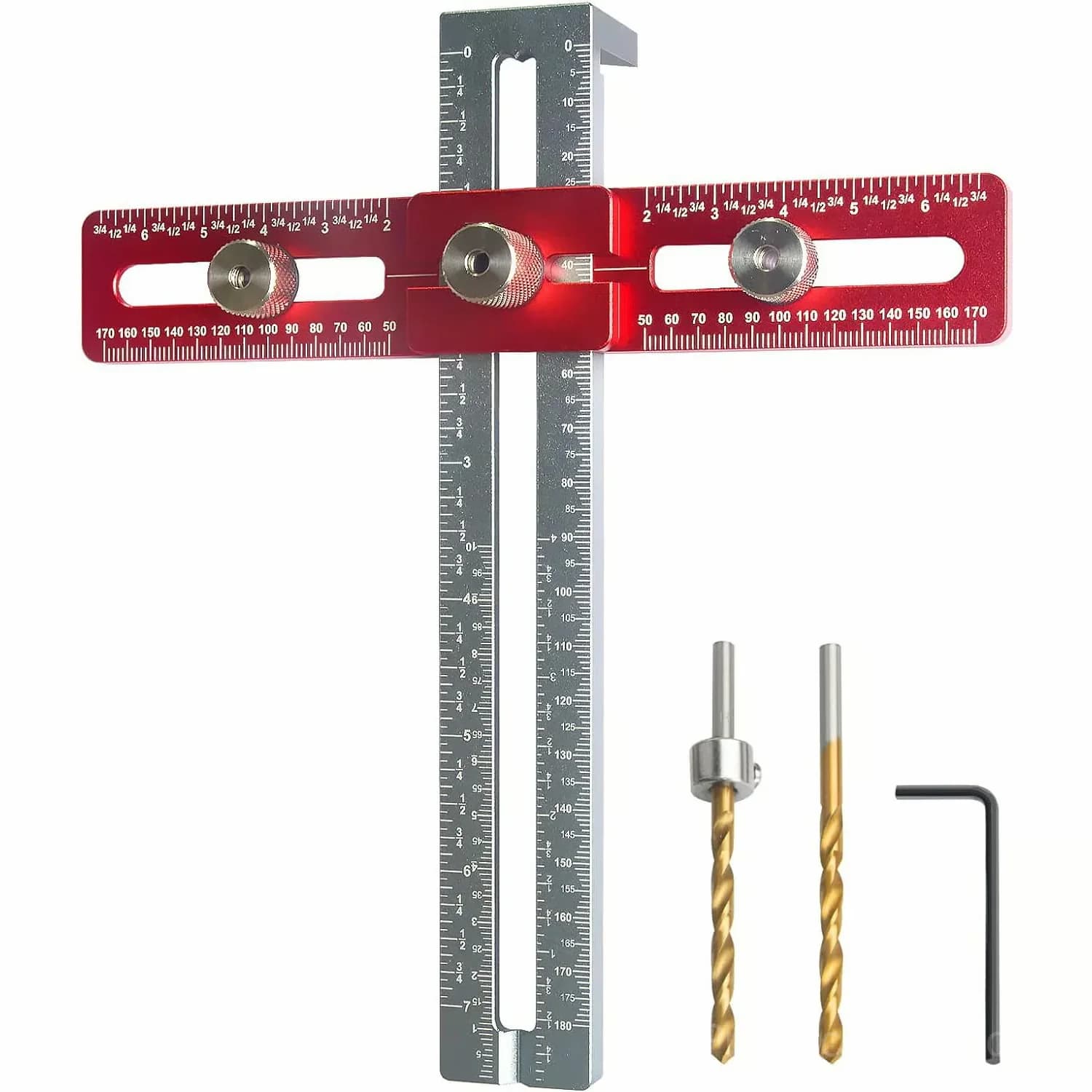 6-Inch Cabinet Hardware Doweling Jig for Woodworking - Main