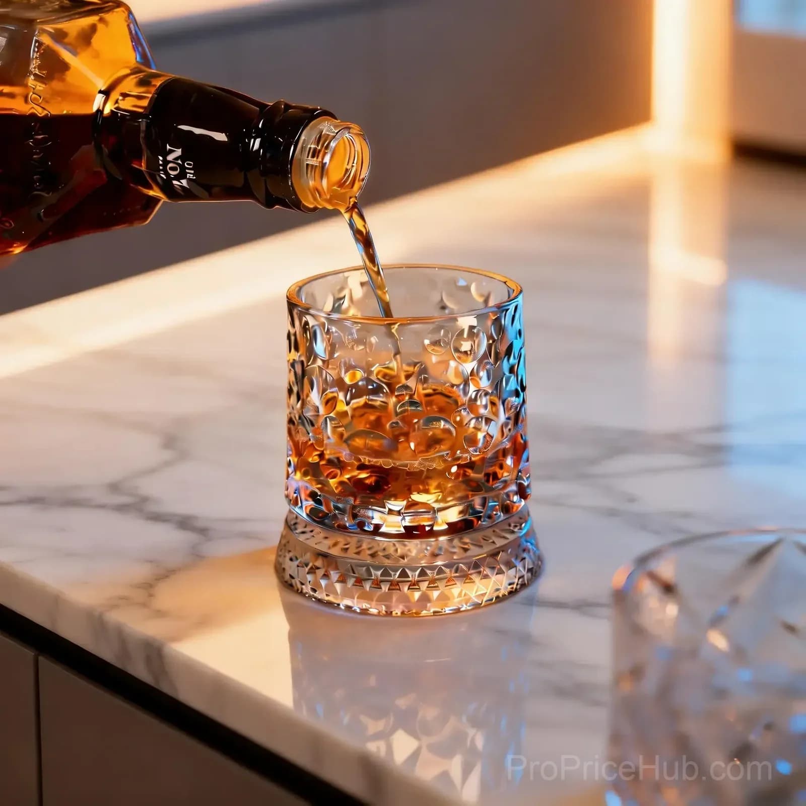 Whiskey Glass with Smooth Spin and Glow Effect - Perfect Gift - View 9