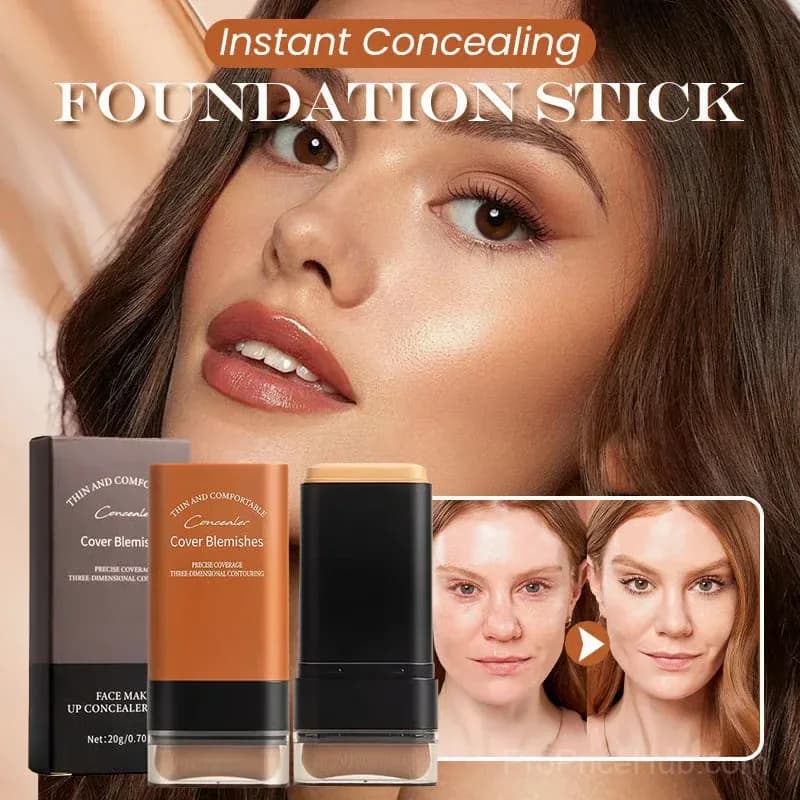 Hydrating Lightweight Foundation Stick with Brush, 01 Ivory - View 2