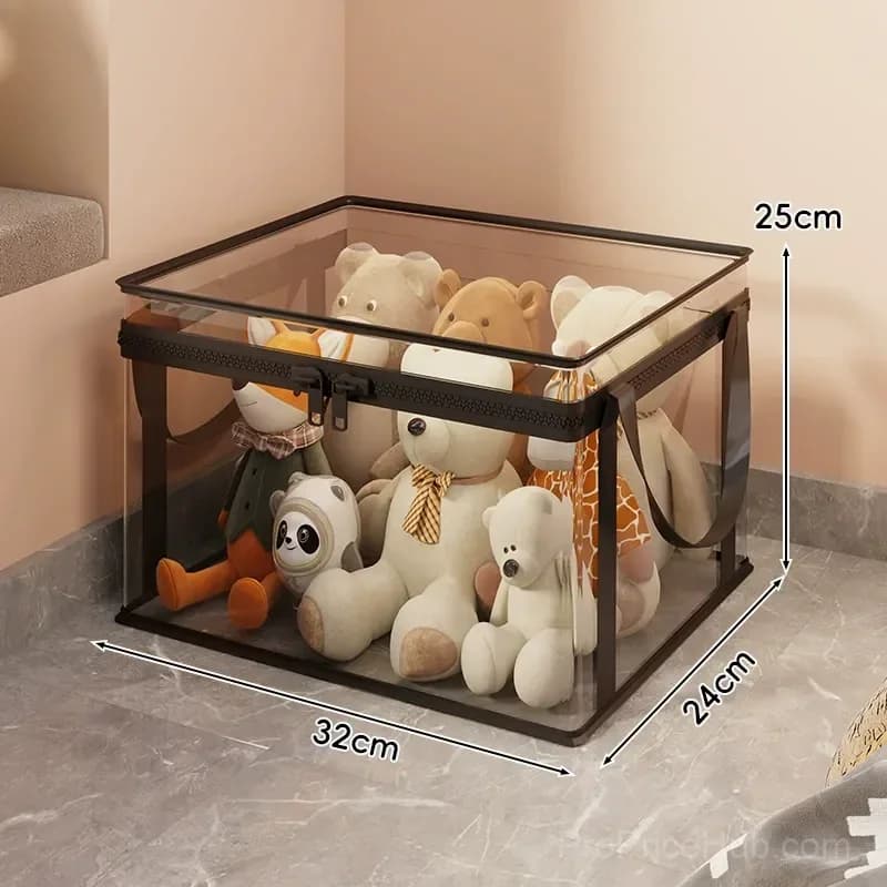 Large Clear Storage Box for Home Organization - View 17