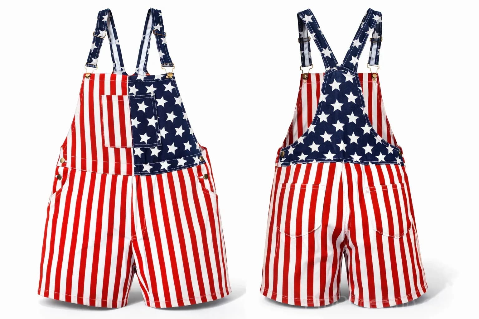 American Flag Unisex Overalls - View 10