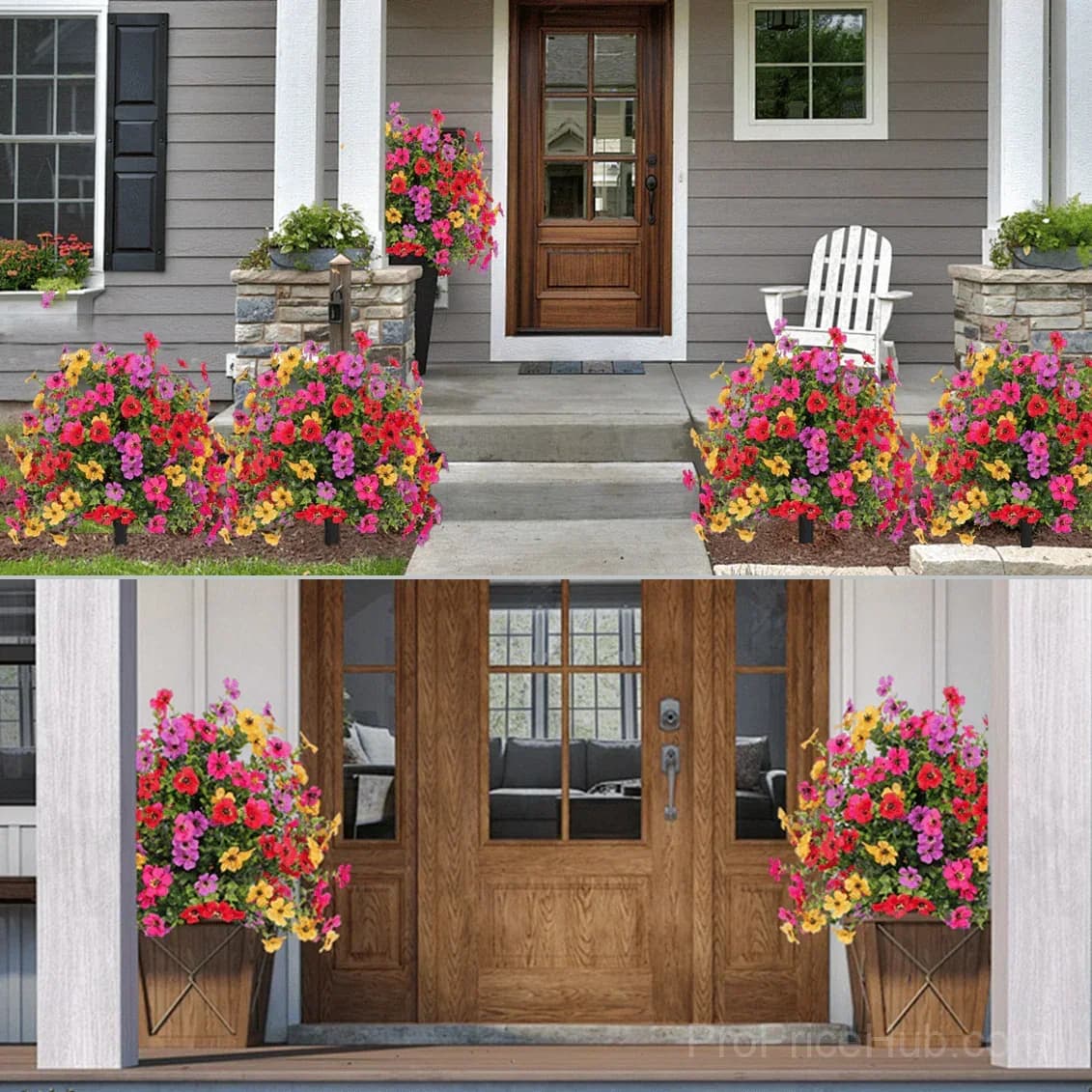 Outdoor/Indoor UV Resistant Waterproof Artificial Flower Decor - View 11
