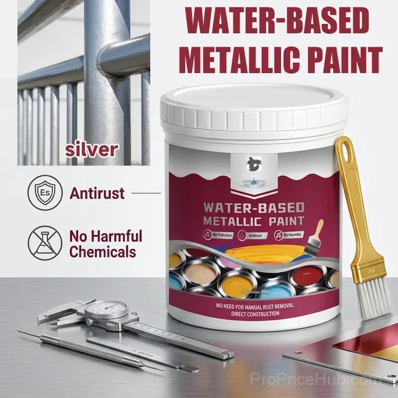 Rust Converter Metallic Paint – Stops Rust, No Sanding, No Fumes - View 15
