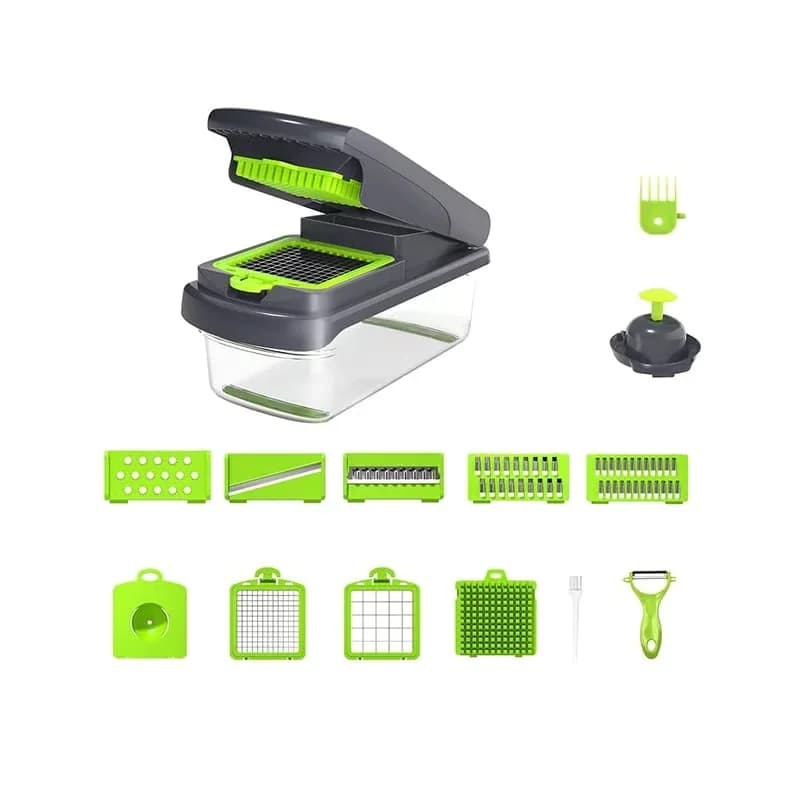 Multifunctional White Vegetable Cutter & Slicer - Alt