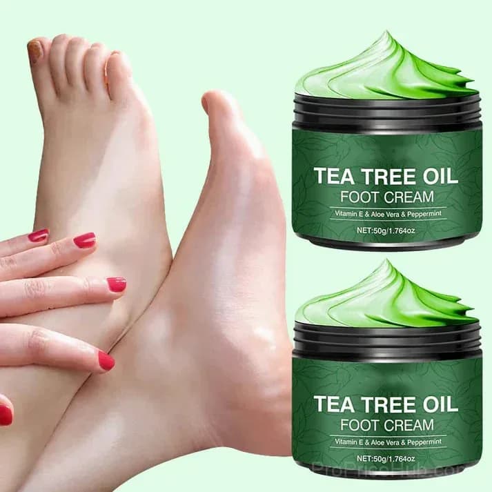 Soothing Aloe Vera & Tea Tree Foot Moisturizer, 2-Pack - Alt
