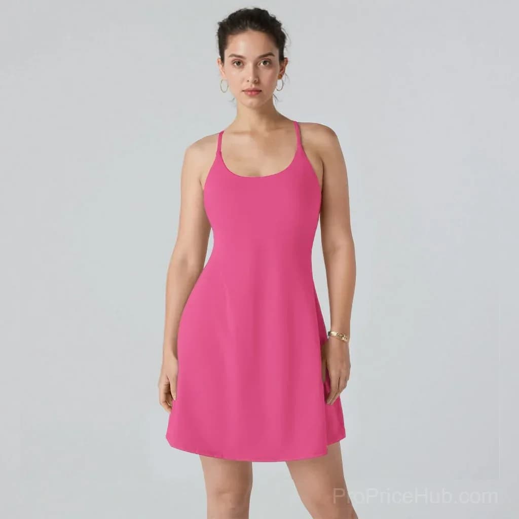 Backless Tummy Control Active Dress - View 26