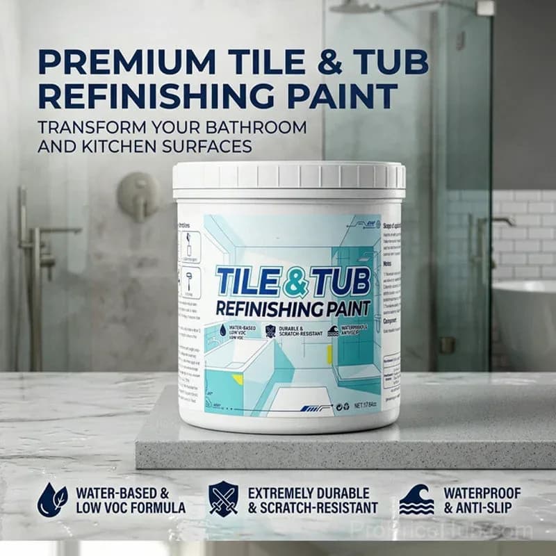 Premium Tile & Tub Refinishing Paint Kit - View 2