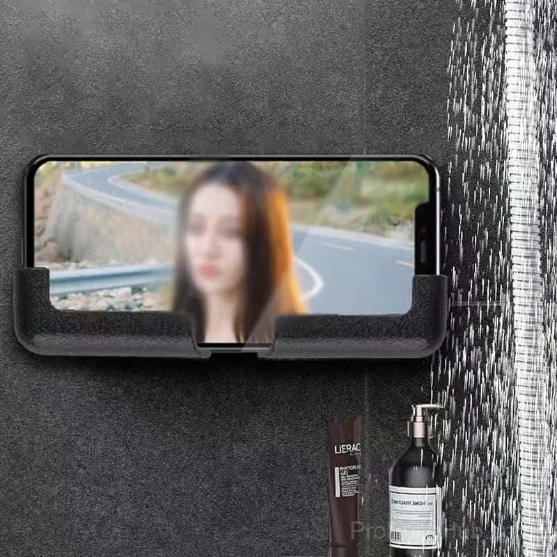 Black Sticky Car Cell Phone Holder Set, 4-Piece - View 5
