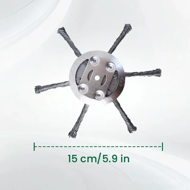 Steel Wire String Trimmer Replacement Cutting Head, 3-Blade - View 10