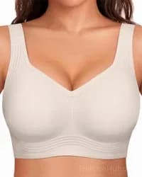 Comfortable Wireless Full Coverage Jelly Smoothing Bra - View 17