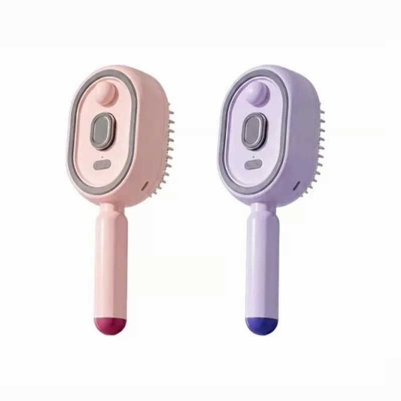 Nano-Mist Electric Scalp Massage Air Cushion Comb, White - View 5