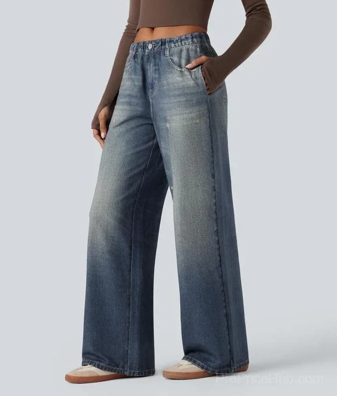 Wide Leg Jeans - View 3