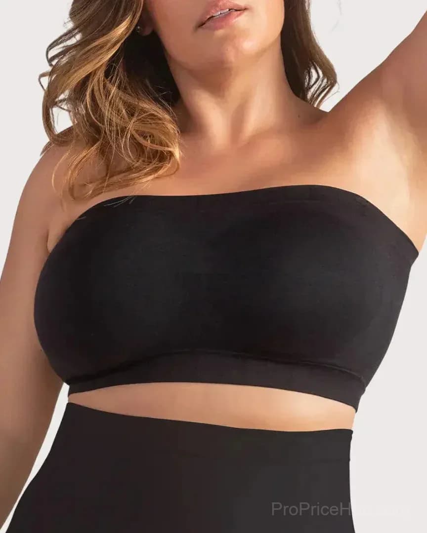 Wireless Backless Bandeau Bra Plus Size Convertible Straps - Main
