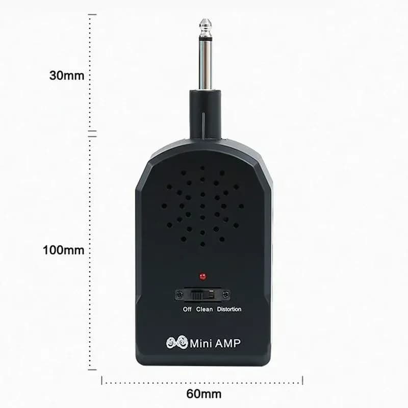 Mini Guitar Amp Pro 30W Portable Amplifier, 20-Hour Battery - View 10