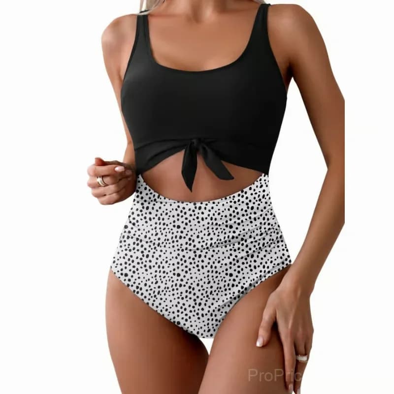Women's Tummy Control Cutout One-Piece Swimsuit, Pink, S - View 20