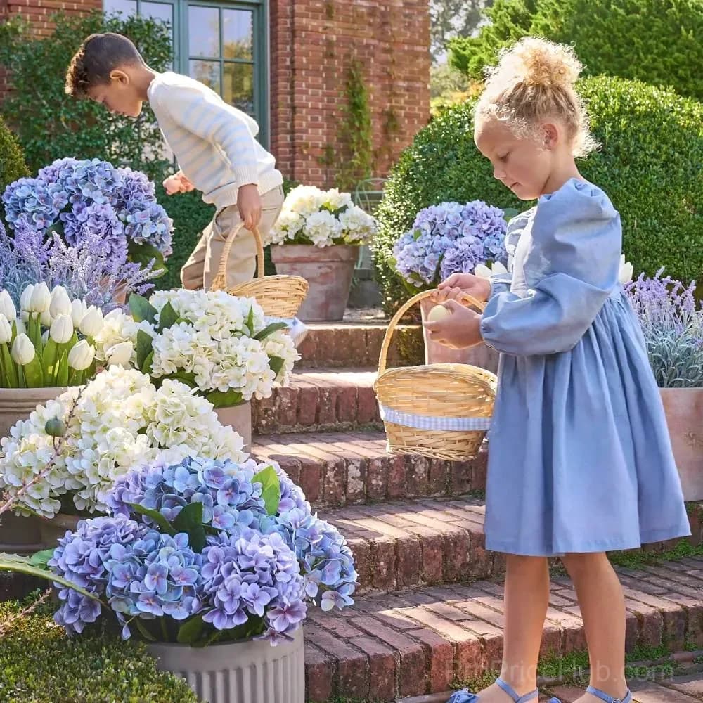 Artificial Outdoor Hydrangea Flowers - UV Resistant, Waterproof, Windproof - View 18