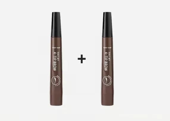 Waterproof 4-Tip Beard and Eyebrow Pen, Light Brown - View 38