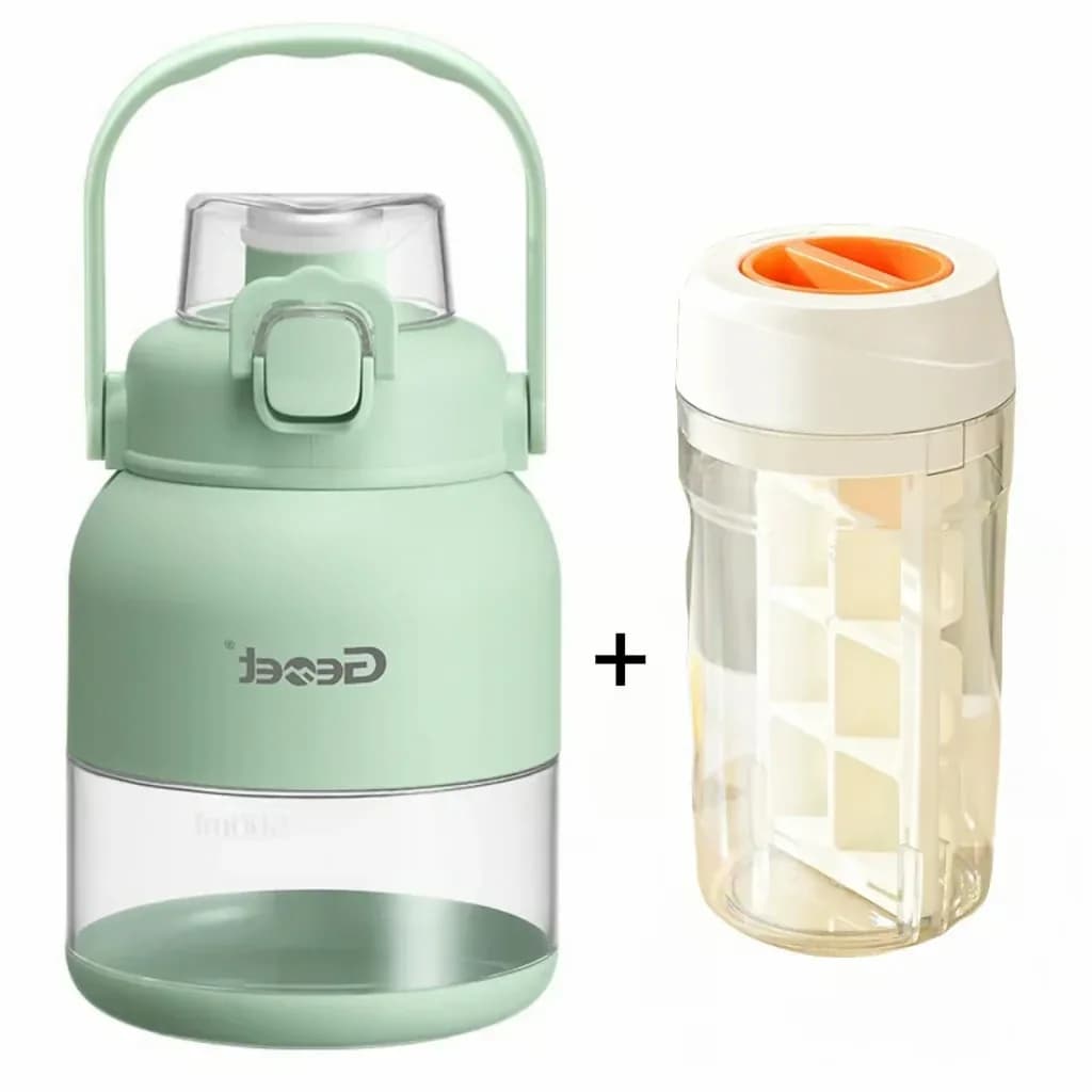 Light Green 1300 ml Wireless Portable Juicer Cup - View 17