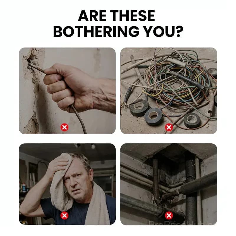 Professional Electrician's Wire Pulling Assistant Tool - Alt