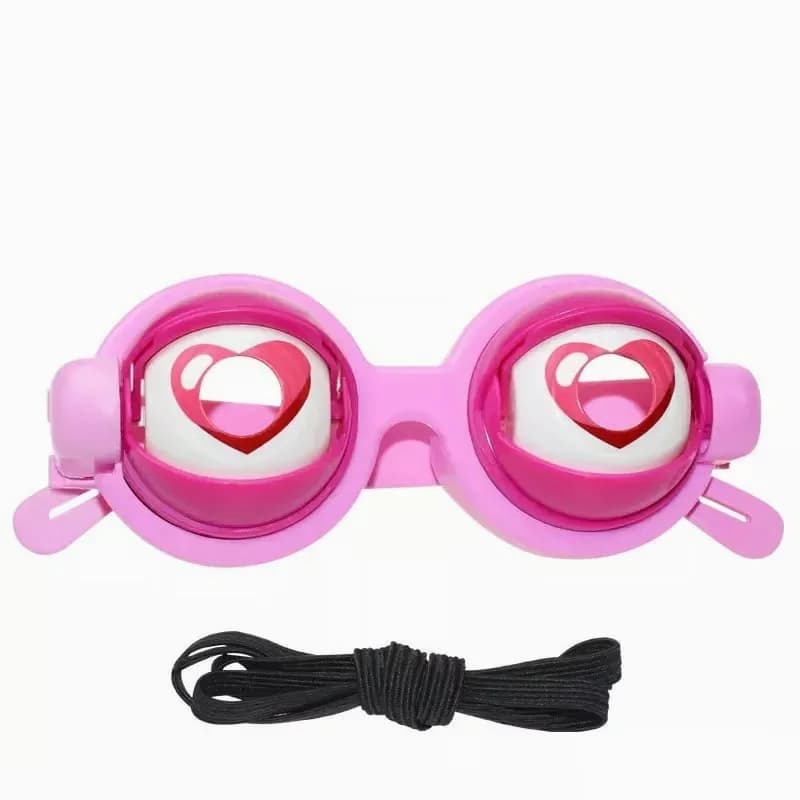 Yellow Funny Prop Glasses Novelty Costume Accessory - Alt