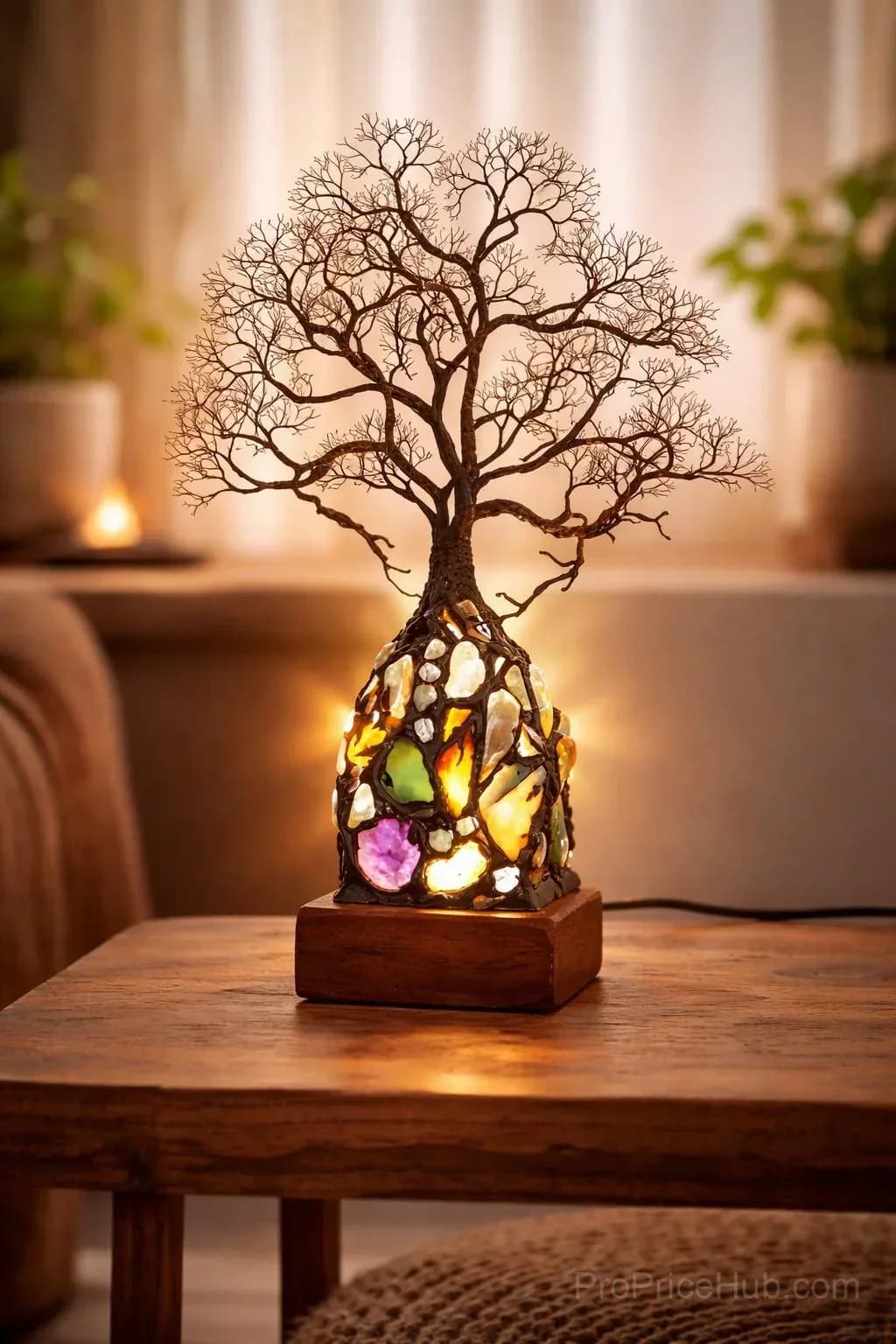 Crystal Tree Lamp - Alt
