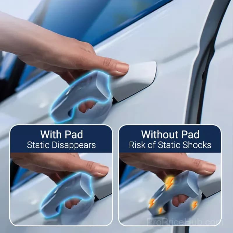 Car Door Bumper Protection Pads, Black, 8-Pack - View 5