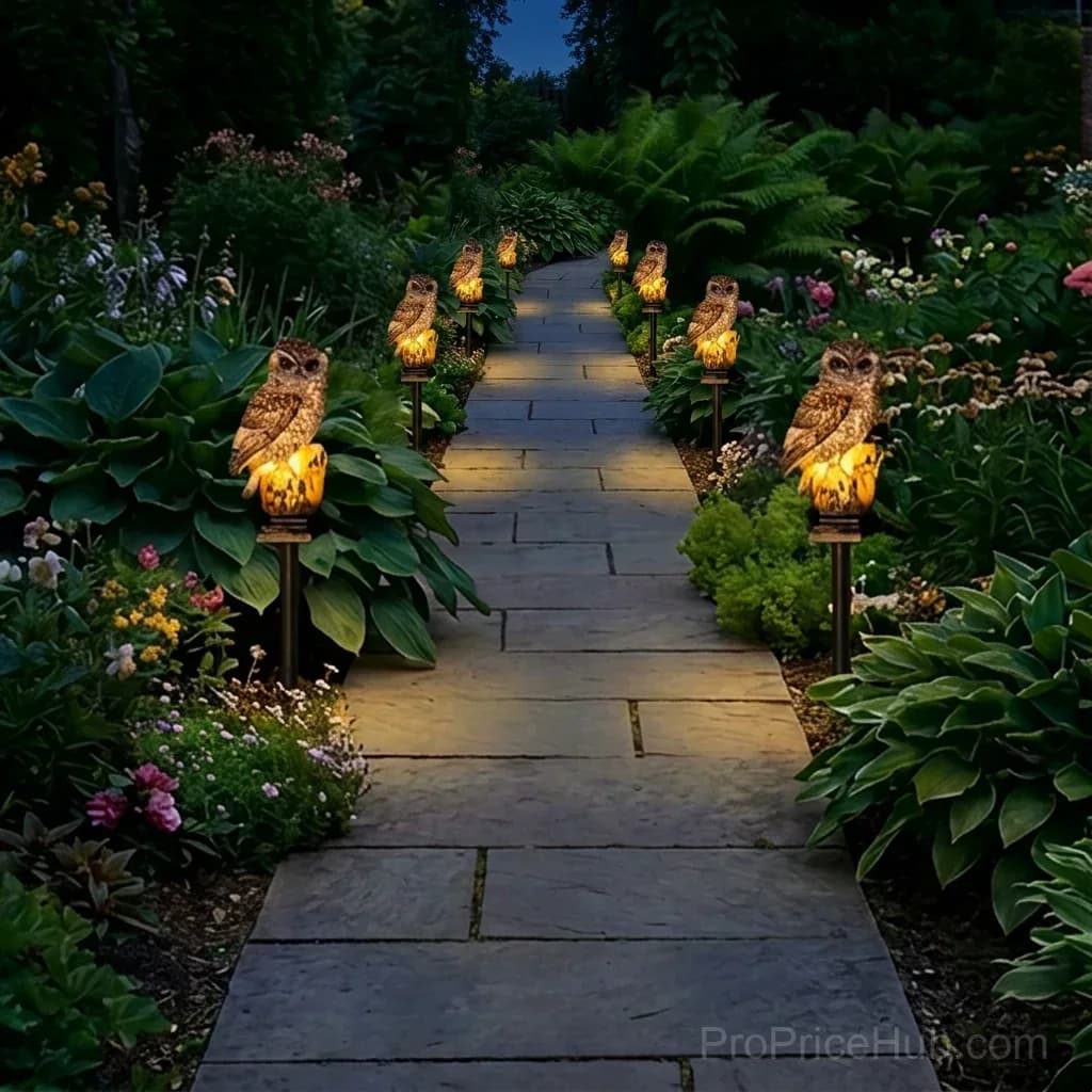 Waterproof Solar Owl Light for Garden Decor - View 16