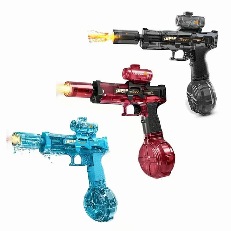 Electric Water Gun - Blue, Black & Red - Main