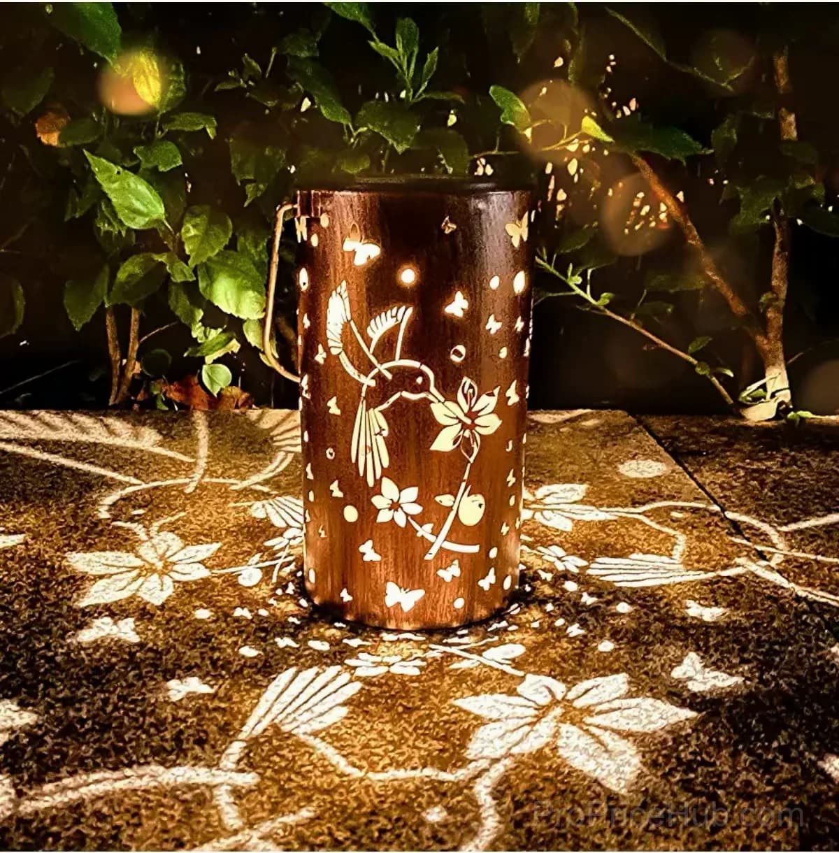 Colorful Sunflower Glow Solar Garden Lantern - View 14