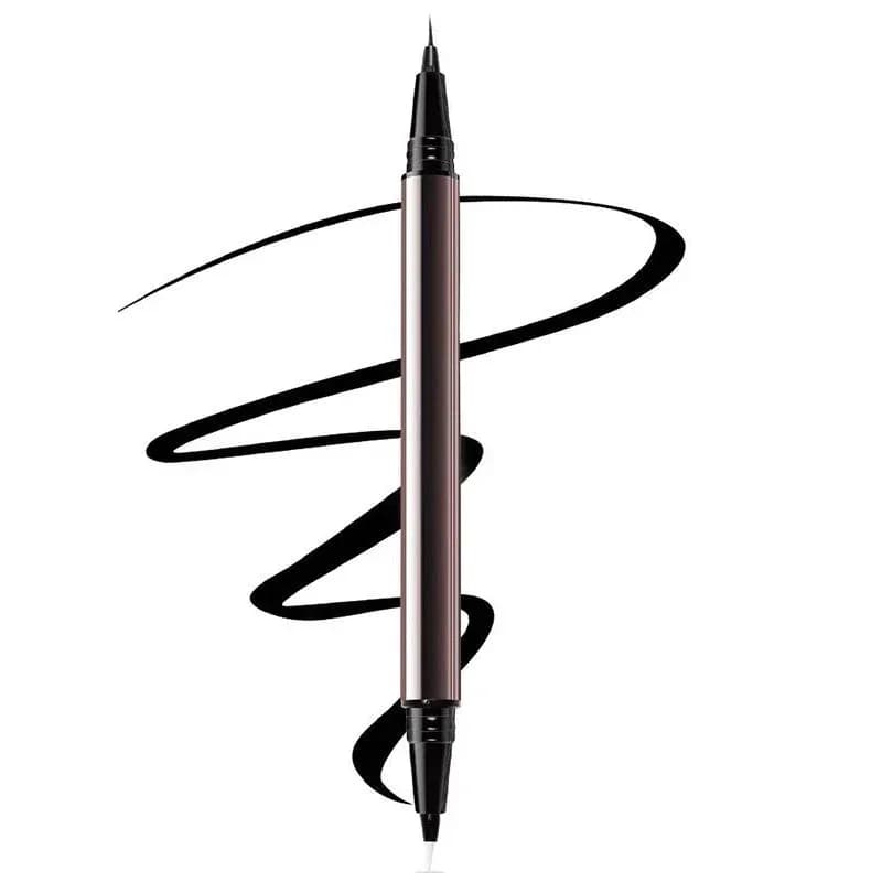 2-in-1 Waterproof Liquid Eyeliner Pen with Eraser Tip - View 9