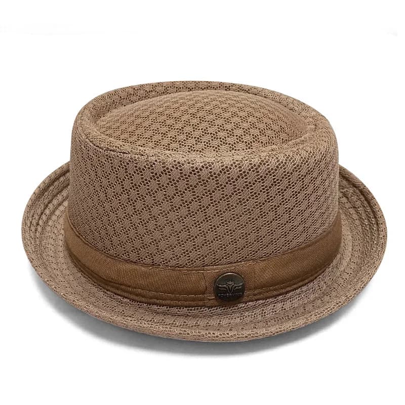 Summer Breathable Mesh Pork Pie Hat - View 16
